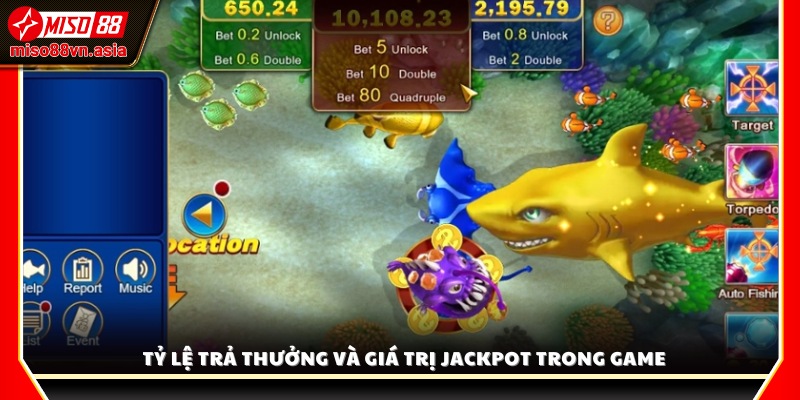 Tỷ lệ thưởng và giá trị giải Jackpot hấp dẫn