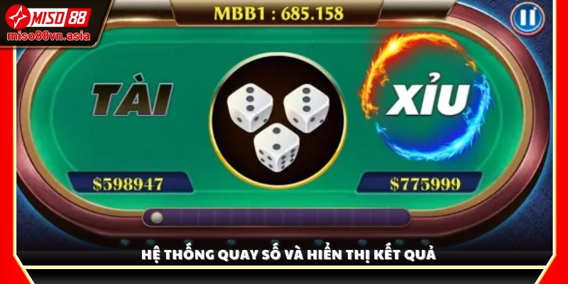 Tiến hành quay số và công bố kết quả cược